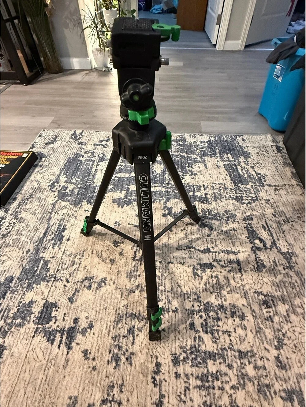 Cullmann 2502 Camera Tripod West Germany Pan Tilt